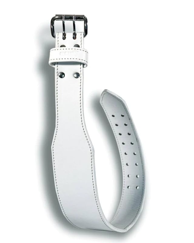 GOB Godfather of Bodybuilding Leather Weight Lifting Belt – Womens and Mens Gym Belt for Weight Lifting, Deadlifts, Squats, and Powerlifting by Charles Glass