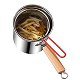 Design sain : cette friteuse est fabriquée en acier inoxydable de haute qualité, durable, anti-adhésif et facile à nettoyer. Il peut prévenir efficacement les éclaboussures d'huile et rendre votre cuisine plus propre. La conception approfondie du corps de la casserole permet de frire plusieurs aliments en même temps et d'économiser sur la consommation.