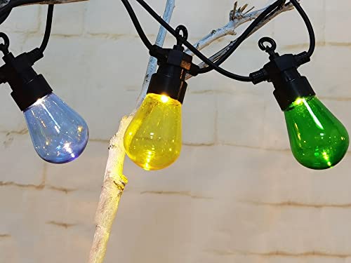 Guirlande guinguette extérieure 16 m LED multicolore connectable elume - 5