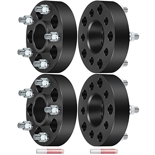 SCITOO 4Pcs Wheel Adapters 1.5 inch 5x4.5 to 5x5 Bore 71.5mm Studs 1/2 5 Lug Wheel Spacers Adapters Fit for for Jeep for Grand Cherokee for Jeep Wrangler for Jeep Cherokee for Jeep Liberty