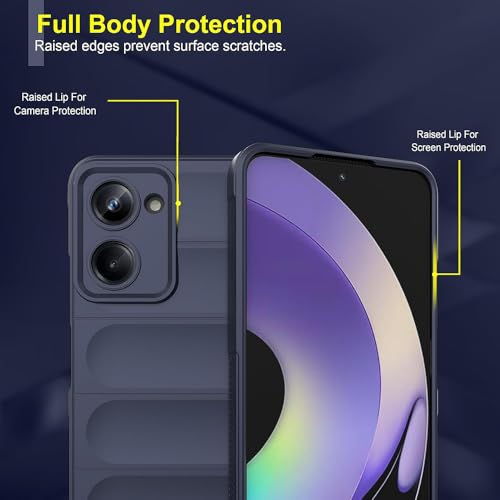 Image of Back Cover for Vivo T3 Lite 5G | Full Camera Protection | Liquid Silicon Case | Flexible Bumper Case for Vivo T3 Lite 5G / Y18 4G / Y18e 4G / Y28s 5G / Y28e 5G / Y03 4G / Z9 Lite 5G(Dark Blue)