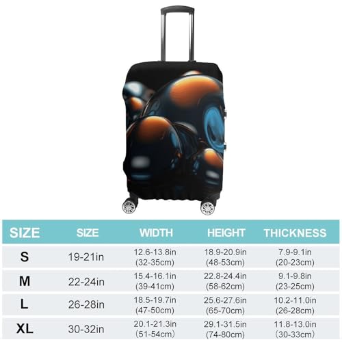 Housse élastique pour valise anti-rayures lavable Lustrous Stone - 2