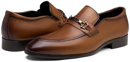 Image of Jousen Men's Penny Loafers Slip On Dress Business Shoes