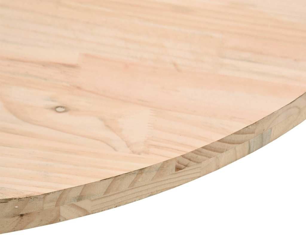 vidaXL Table Top Round Ø27.6x1.2 Solid Wood Pine