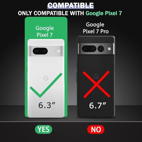 Image of TheGiftKart Ultra-Hybrid Crystal Clear Back Case Cover for Google Pixel 7 | Shockproof Design | Hard Back Cover for Google Pixel 7 (PC & TPU, Magsafe Compatible, Clear)