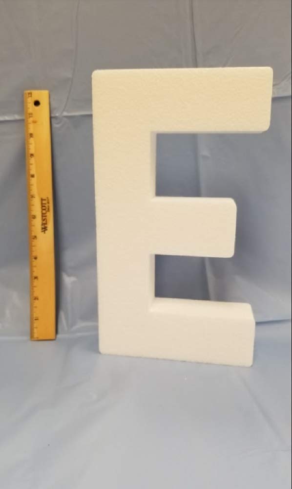 Free Standing - EPS Smooth Foam Letters for Weddings, Cakes, Arts & Crafts - 3 Sizes to Choose - 6