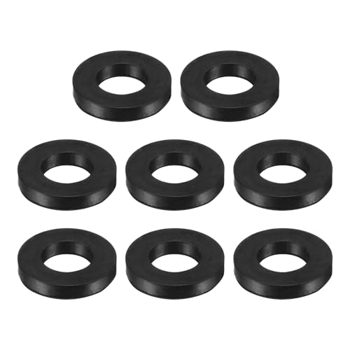 uxcell 8 Pcs Solid Nitrile Rubber Flat Washer DN65 1-5/16