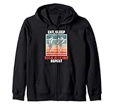 Retro Eat, Sleep Kick Boxing Repeat Kick Boxing