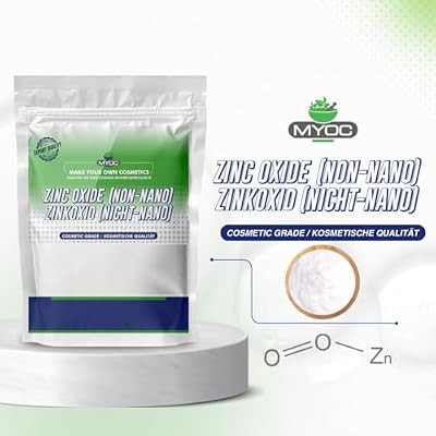 Zinc Oxide Powder - Cosmetic Grade - 60 g / 2.11 oz - Mineral Ingredient for Skincare, Soaps and DIY Cosmetic Formulations