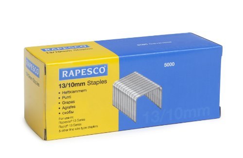 Rapesco S13100Z3-13/10mm Galvanised Staples PK5000