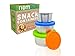 NomBox Stainless Steel Food Storage Containers - Set of 3 Kitchen Lunch/Snack Containers With Leak-proof Silicone Lids - Reusable & Washable - For Baby Food, Portion Control, Food Prep & Storing