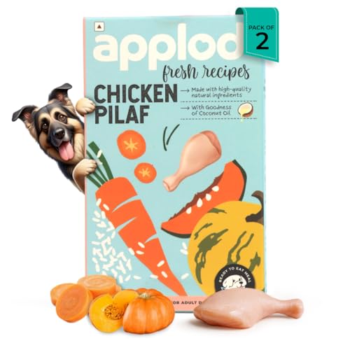Image of Chicken Pilaf Fresh Dog Food for Adult Dogs | High-Protein Chicken Meal for Muscle Strength & Easy Digestion | Complete & Balanced Fresh Nutrition | 100g x 2