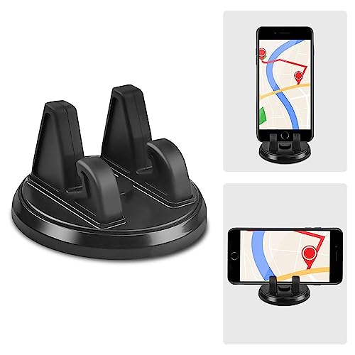 Image of Universal Rotational Dashboard Car Holder | Mobile Phone Stand | Strong Grip | Supports Portrait & Landscape Mode For Smartphones (Rotational Mobile Holder)