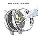 LittleForest (3 Pack) Cases Compatible for Samsung Galaxy Watch Active Case, Full Body Protection TPU Anti-scratch Cover for Samsung Watch Active 40mm- (Black,Gray,Clear)