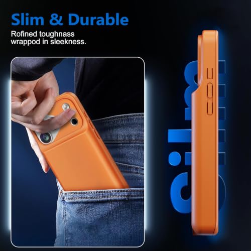 BOPPS Battery Case for iPhone 17 Pro with Carplay【2026 New】 Slim Powerful 8500mAh Portable Charger Case 360°Protection Rechargeable Extended Charging case for iPhone 17 Pro，Orange by BOPPS - Used condition - Image 5