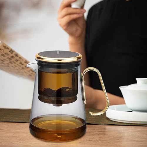 Tetera de vidrio magnética para tus momentos de relax con té de hojas sueltas 4