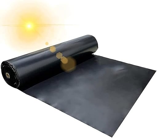 Image WZYX HDPE Pond Liner Fish Ponds Liners Flexible Koi Fish Pond Underlayment For Streams Fountains Garden Waterfall Ornamental Landscaping, 40S