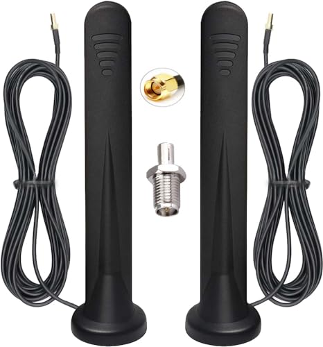 songyea Antenne 5G LTE 4G Amplificateur de signal - 2 jeux d'antenne 4G 5G LTE - Antenne 5 g - Antenne LTE, amplificateur de signal omnidirectionnel SMA (A)