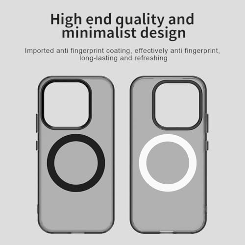 Image of for Xiaomi 17 Case Magnetic Case Anti Drop Hybrid Phone Back Cover - Black