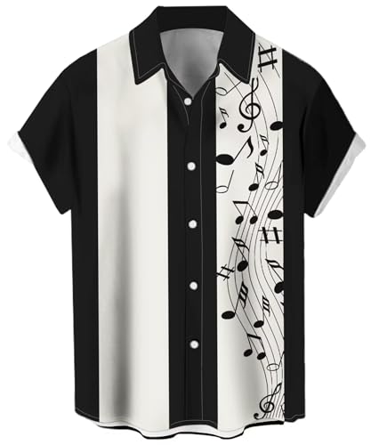 50’s Rayon Bowling Long Sleeve Shirts RAYON BOWLING SHIRT – The Real McCoy's