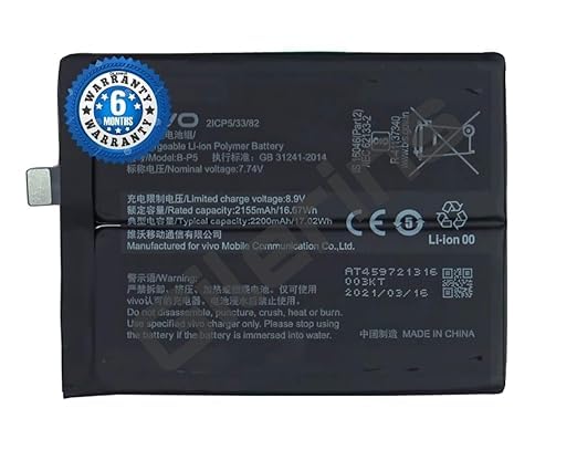 Image of Original B-P5 Battery for Vivo iQoo Neo 5 Battery with 6 Month Warranty*** (B-P5)