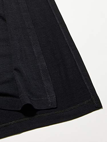 Camisola Longa com Fendas, Calvin Klein, Feminino, Preto, M