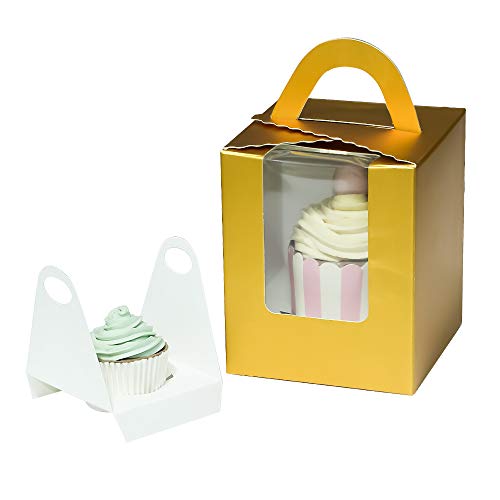 Wedding Cupcake Boxes. US Wedding Favors 3.5" Clear Cupcake Carrier