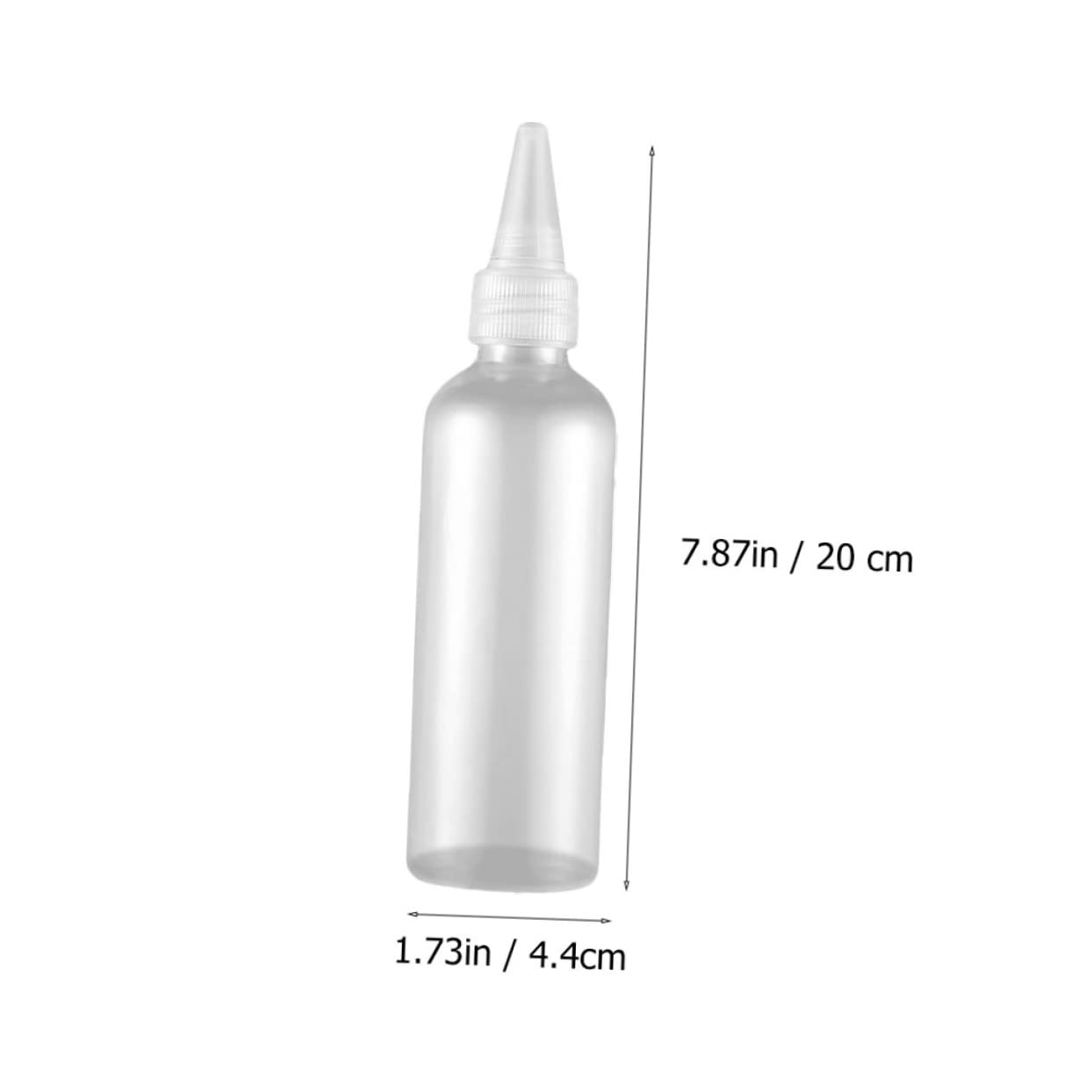 IWOWHERO Travel Size Squeeze Bottles 20pcs Empty Plastic Bottles for Shampoo Lotion