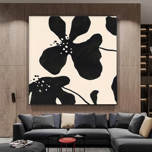 Décoration murale maison KEBIA affiches abstraites fleurs modernes toile