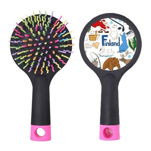 Brosse démêlante Finlande anti-nœuds avec base coussin d'air