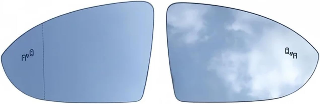 Rearview Mirror Glass for 2019-2020 | Automatic Heating & Blind Spot Warning Feature(Right-1pc)