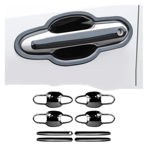 Garniture poignée porte voiture Toyota RAV4 pour masquer et éviter les rayures de clés