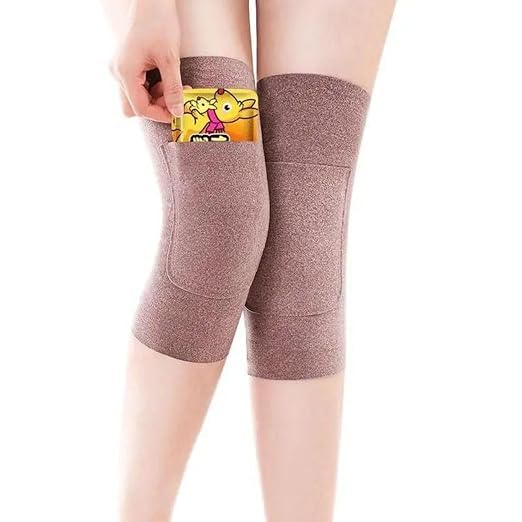bline dancing cotton knee sleeves pads easy to wear heavy front padding to protect from injuries for dance yoga riding cycling skating (multicolor) (pack of 1)