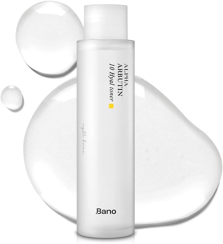 Alpha Arbutin Toner – Hydrating Exfoliating Toner with Niacinamide, Hyaluronic Acid, PHA & Salicylic Acid | Glow & Uneven Tone | Korean Skincare for Sensitive Skin | Fragrance-Free | 4.05 fl oz