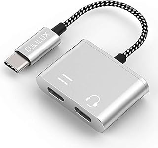Cubilux USB C to Dual USB C Splitter for Audio/Charging/Data Syncing, Double Type C Headphone Charger Compatible with iPad 10, iPad Pro, iPad Air 5/4, iPad Mini 6, Google Pixel 7/6 Pro 6a 5 4 3 XL