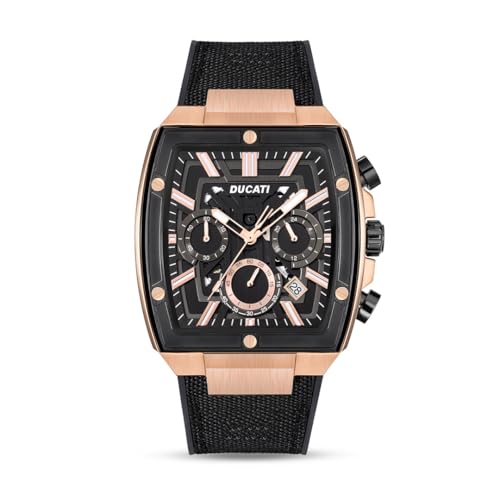 Ducati Orologio Analogico Da Uomo Con Quadrante Nero-Dtwgo0001005