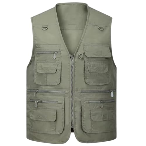 Chaleco de verano para hombre con multibolsillos un modelo casual holgado