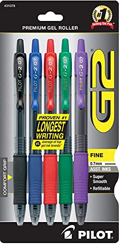 Bolígrafos Pilot G2 Premium Gel Recargables Pack 30