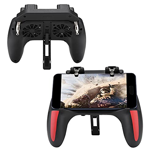 Gamepad per smartphone, doppia ventola di raffreddamento Raffreddamento più rapido Maniglia da gioco mobile Maniglia ergonomica per telefoni da 4,7-6,5 pollici