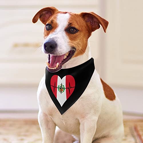 ラブ ペルー ハートビート 犬用バンダナ ペットバンダナ ス