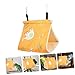 Hemoton Warm Bird Nest Hammock for Comfortable Cotton Hanging Bird House for Parakeets Lovebirds Cockatiels Snuggle Hut for Birdcages and