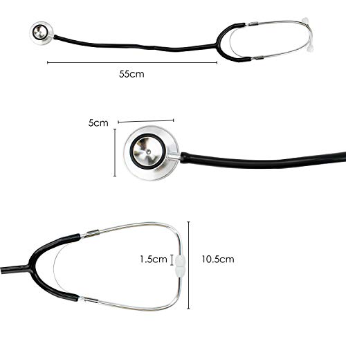 DIGIFLEX schwarze funktionelle pädagogische Stethoskop Membran-Bell Eigenschaften