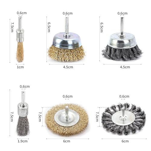 Image of 15pcs Drill Brush Attachment Set, Abrasive Brush Set, Abrasive Flap Wheel Sander Set, Twist Knot Wire Wheel, Wire Wheel Brush, Versatile Abrasive Cup Brushes for Cleaning Polishing