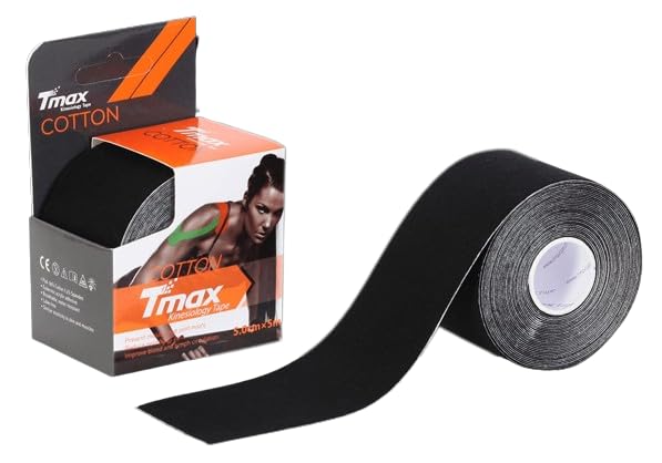 VAYINATO Tmax Korean Kinesiology Tape For Physiotherapy Kinesio Tape For Sports Injury Pain Relief Muscle Tape For Shoulder,Wings,Arms,Ankle K Taping Waterproof Athletic Tape For Pain Support(Black) (B0CDQFHL17) Amazon Price History, Amazon Price Tracker