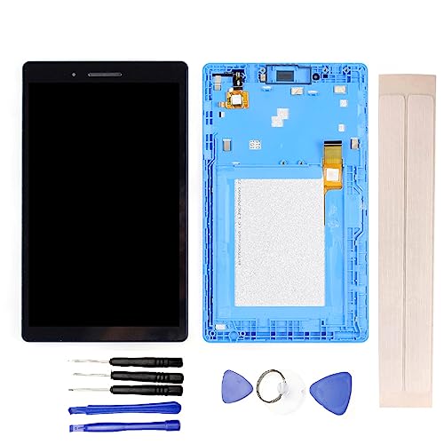 JayTong LCD Display & Replacement Touch Screen Digitizer Assembly with Free Tools for Leno-vo Tab 3 7.0 710 Essential tab3 710 TB3-710L TB3-710I TB3-710F Black with Frame