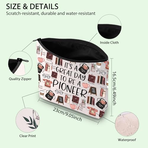 JW Pioneer School Makeup Bag JW Gift JW Pioneer School Zipper Pouch Pioneer Students Gift Best Life Ever Gift (Pioneer UK) - Image 3
