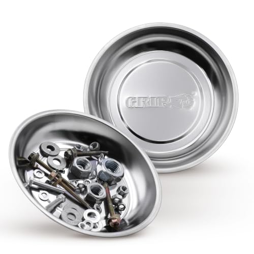 GRIP 6 inch Stainless Steel Magnetic Parts Tray