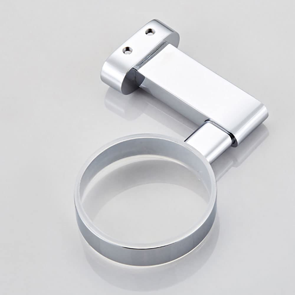 jabonera de Pared， Jabonera de Pared con Plato Redondo de cerámica, Cesta de jabón cromada for baño y Cocina, de latón.