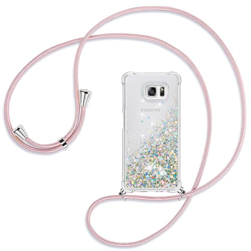 SIMao Funda Con Cuerda Para Huawei Y5P Funda Con Cadena Para Teléfono Móvil Con Correa Ajustable Transparente TPU Silicona Carcasa Con Collar De Cordón Funda Con Cordón De Colgar,Negro