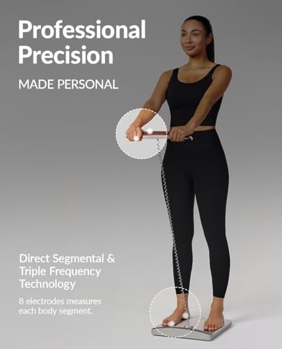 Image of InBody Dial H40 Smart Scale | Body Composition Scale with BMI, Body Fat, Muscle Mass | Wi-Fi and Bluetooth Connectivity on InBody App (Beige)
